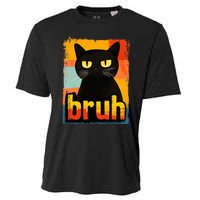 Funny Cat Bruh For Ns Women Meme Graphic Cooling Performance Crew T-Shirt