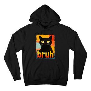 Funny Cat Bruh For Ns Women Meme Graphic Hoodie