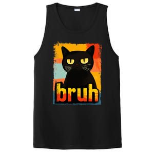 Funny Cat Bruh For Ns Women Meme Graphic PosiCharge Competitor Tank