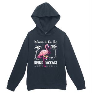 Flamingo Cruise Blame It On The Drink Package Drinking Booze Urban Pullover Hoodie