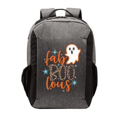 Funny Cute Boo Ghost Halloween Fab-Boo Lous Leopard Vector Backpack