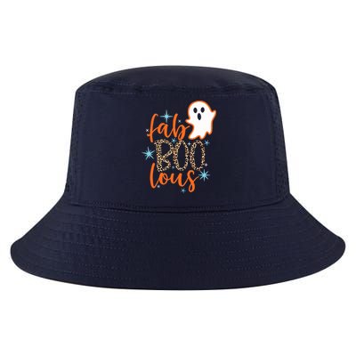Funny Cute Boo Ghost Halloween Fab-Boo Lous Leopard Cool Comfort Performance Bucket Hat