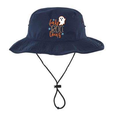 Funny Cute Boo Ghost Halloween Fab-Boo Lous Leopard Bucket Hat