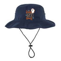 Funny Cute Boo Ghost Halloween Fab-Boo Lous Leopard Bucket Hat