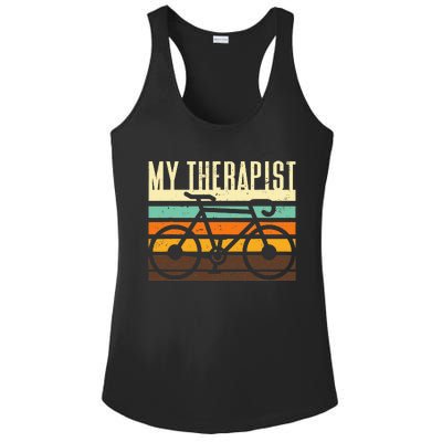 Funny Cycling Bicycle Ladies PosiCharge Competitor Racerback Tank