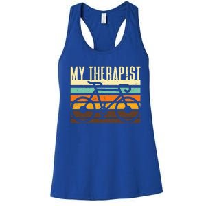 Funny Cycling Bicycle Women's Racerback Tank