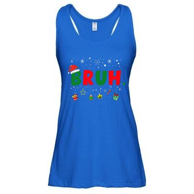 Funny Christmas Bruh Xmas Bruh Matching  Ladies Essential Flowy Tank