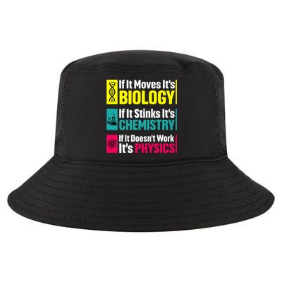 Funny Chemistry Biology Physics Nerd Funny Science Humor Gift Cool Comfort Performance Bucket Hat