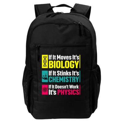 Funny Chemistry Biology Physics Nerd Funny Science Humor Gift Backpack