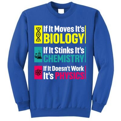 Funny Chemistry Biology Physics Nerd Funny Science Humor Gift Sweatshirt