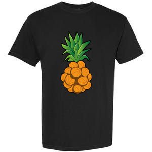 funny cool basketball pineapple design cool Garment-Dyed Heavyweight T-Shirt