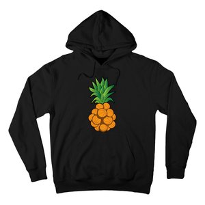 funny cool basketball pineapple design cool Hoodie