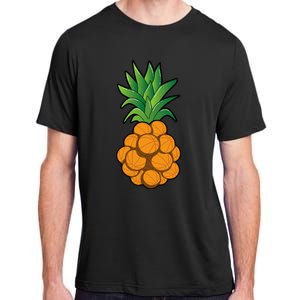 funny cool basketball pineapple design cool Adult ChromaSoft Performance T-Shirt