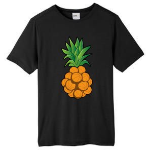 funny cool basketball pineapple design cool Tall Fusion ChromaSoft Performance T-Shirt