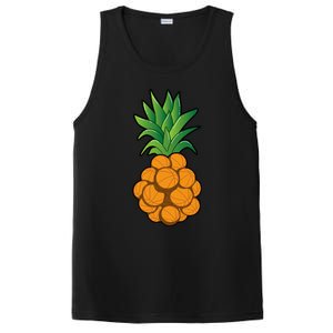 funny cool basketball pineapple design cool PosiCharge Competitor Tank