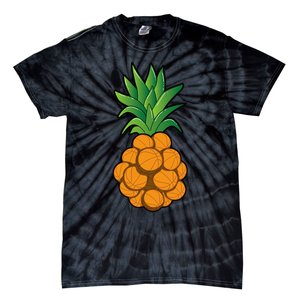 funny cool basketball pineapple design cool Tie-Dye T-Shirt