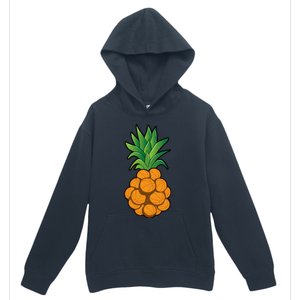 funny cool basketball pineapple design cool Urban Pullover Hoodie