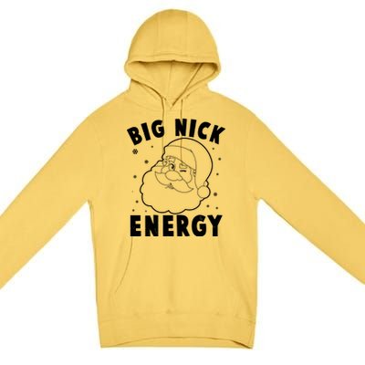 Funny Christmas Big Nick Energy Santa Claus Premium Pullover Hoodie