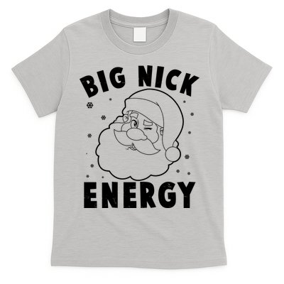 Funny Christmas Big Nick Energy Santa Claus T-Shirt