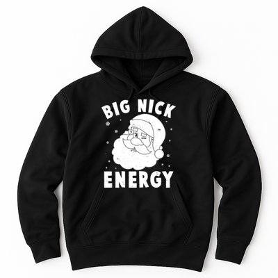 Funny Christmas Big Nick Energy Santa Claus Hoodie