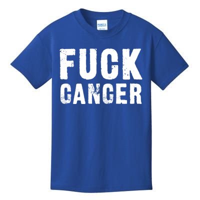 Fuck Cancer Black Font Gift Kids T-Shirt