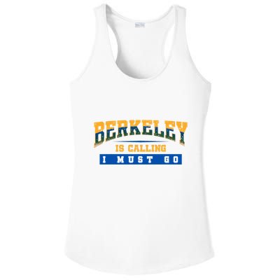 Funny California Berkeley Road Trip Travel Vacation Traveler Ladies PosiCharge Competitor Racerback Tank