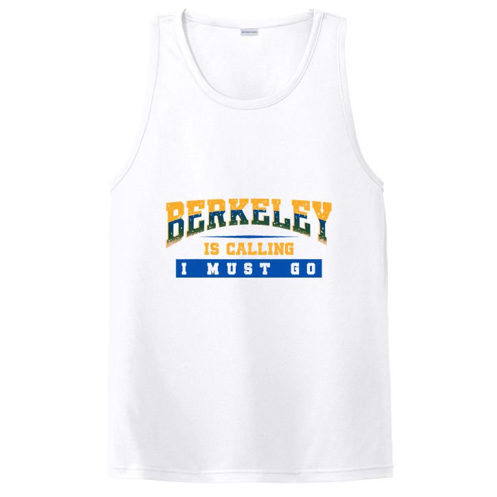 Funny California Berkeley Road Trip Travel Vacation Traveler PosiCharge Competitor Tank