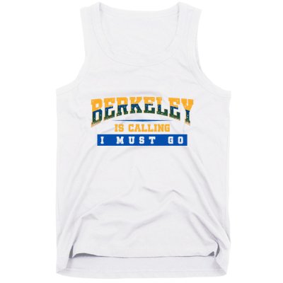 Funny California Berkeley Road Trip Travel Vacation Traveler Tank Top