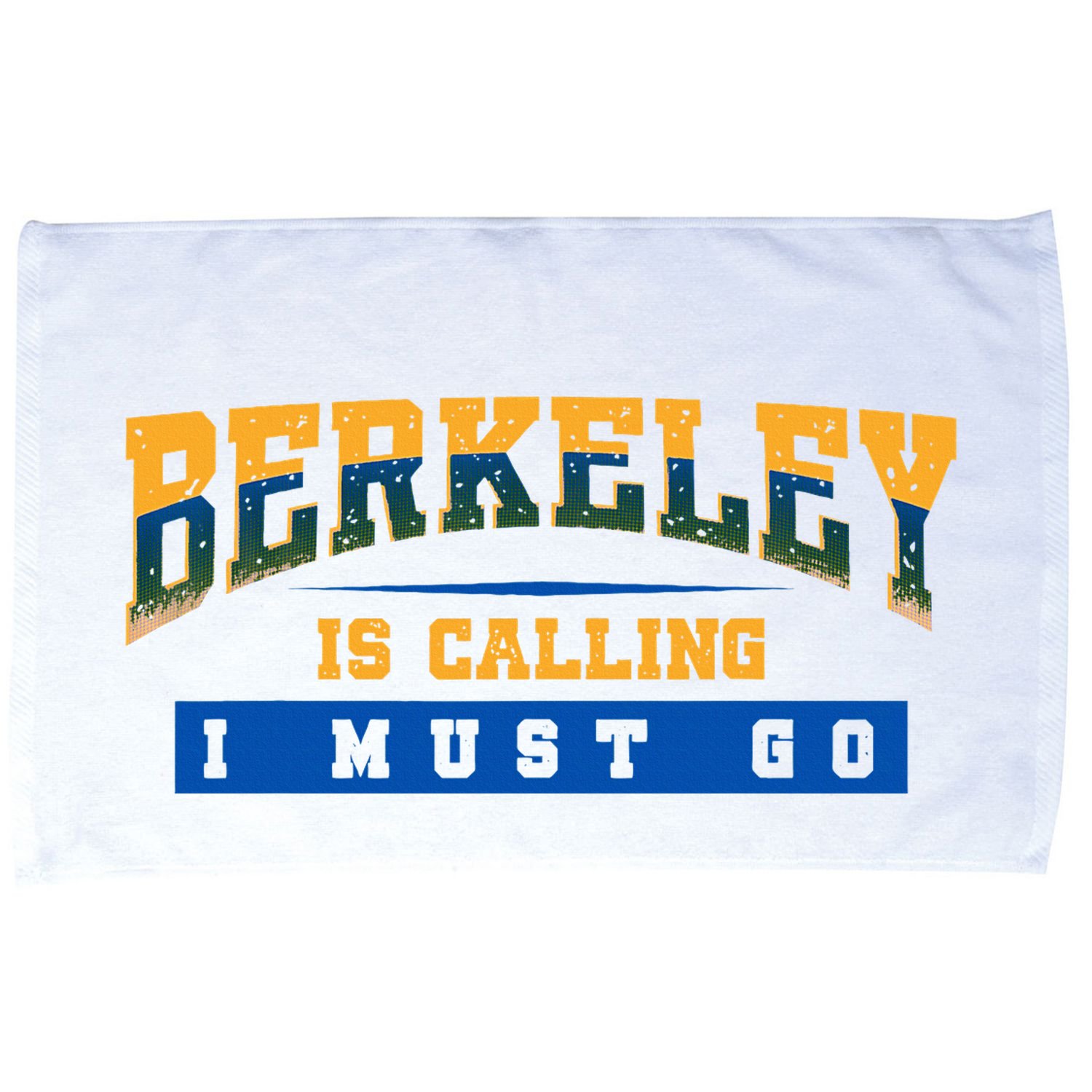 Funny California Berkeley Road Trip Travel Vacation Traveler Microfiber Hand Towel