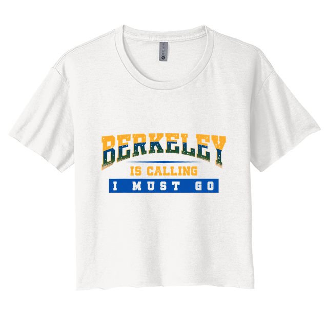 Funny California Berkeley Road Trip Travel Vacation Traveler Crop Top
