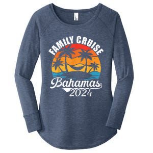 Family Cruise Bahamas 2024 Summer Matching Vacation 2024 Women's Perfect Tri Tunic Long Sleeve Shirt