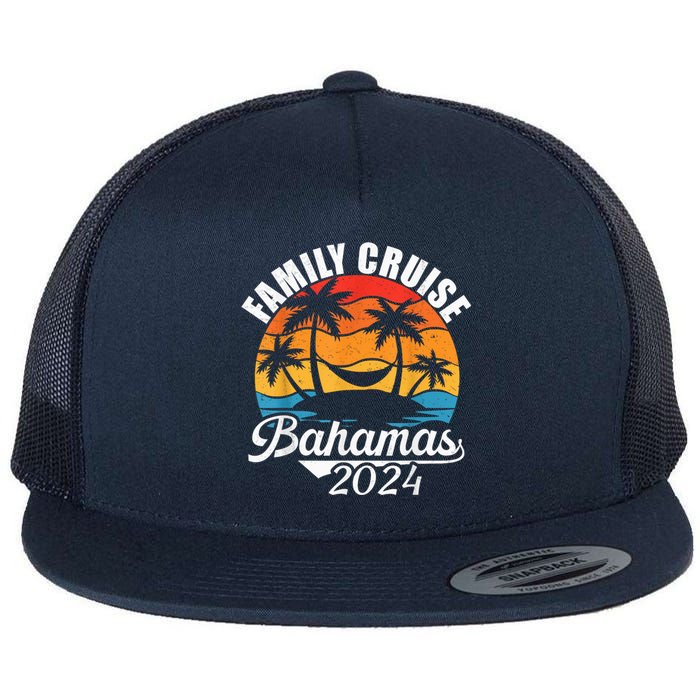 Family Cruise Bahamas 2024 Summer Matching Vacation 2024 Flat Bill Trucker Hat