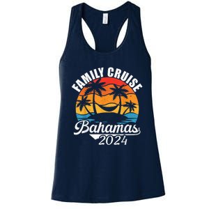 Family Cruise Bahamas 2024 Summer Matching Vacation 2024 Women's Racerback Tank