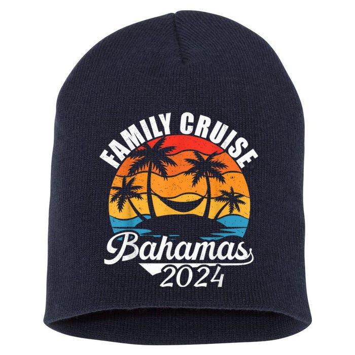 Family Cruise Bahamas 2024 Summer Matching Vacation 2024 Short Acrylic Beanie