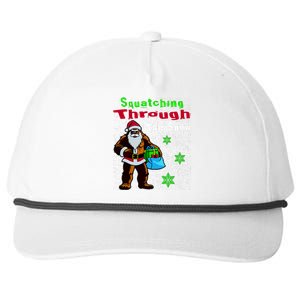 Funny Christmas Bigfoot Snapback Five-Panel Rope Hat