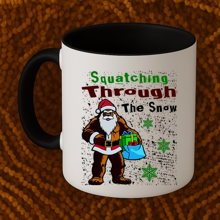 Funny Christmas Bigfoot Mug
