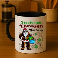 Funny Christmas Bigfoot Mug