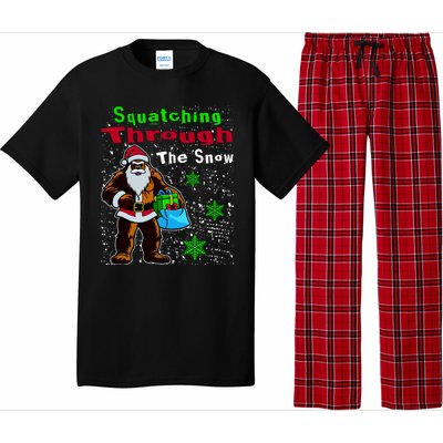 Funny Christmas Bigfoot Pajama Set