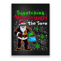 Funny Christmas Bigfoot Poster