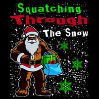 Funny Christmas Bigfoot Poster