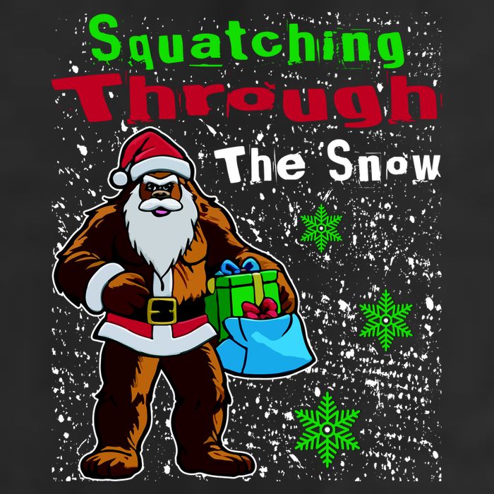 Funny Christmas Bigfoot Trucker Hat