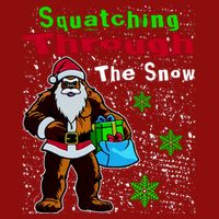 Funny Christmas Bigfoot V-Neck T-Shirt