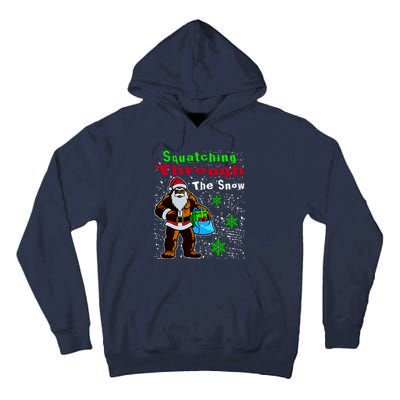 Funny Christmas Bigfoot Tall Hoodie