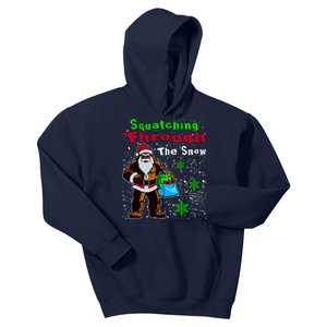 Funny Christmas Bigfoot Kids Hoodie