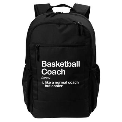 Funny College Basketball Coach Definition Design Gift Backpack