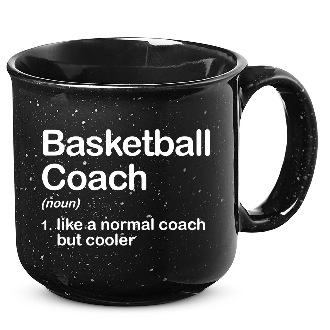Funny College Basketball Coach Definition Design Gift 15oz Campfire Ceramic Mug