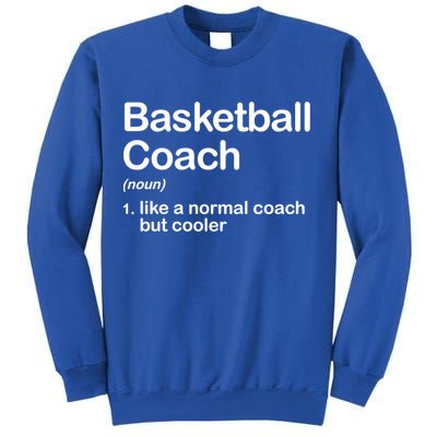 Funny College Basketball Coach Definition Design Gift Sweatshirt