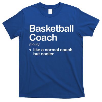 Funny College Basketball Coach Definition Design Gift T-Shirt