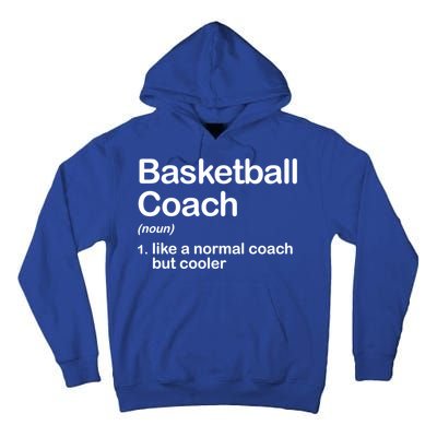 Funny College Basketball Coach Definition Design Gift Tall Hoodie