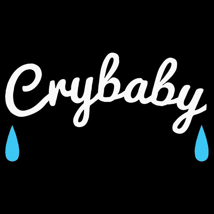 Funny Cry Baby Drawstring Bag